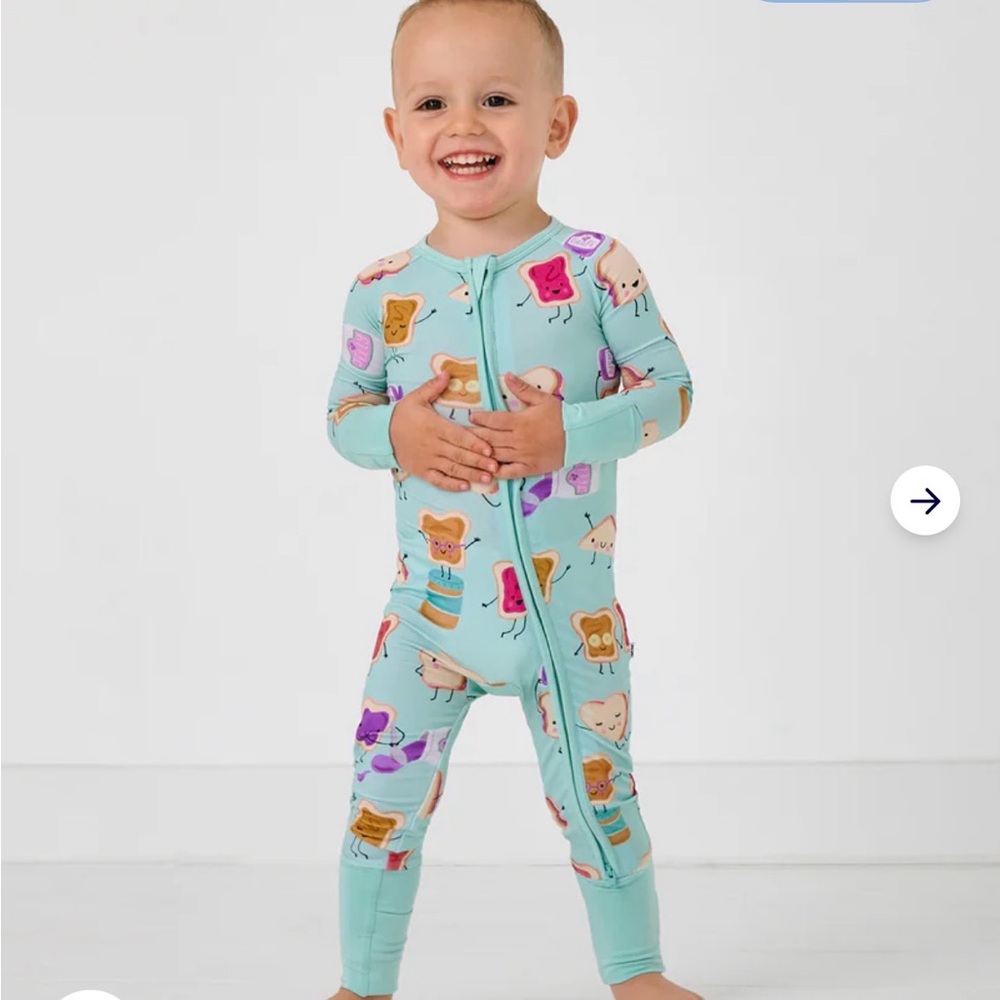 NWT Little Sleepies 3T Lunch Buddies Zippy